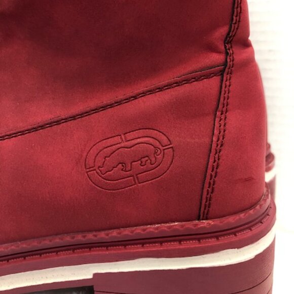 Ecko Unlimited NEW Women's High-Top Red Boot, JAY-01L, Perfect Condition. Size 8 - Picture 4 of 8